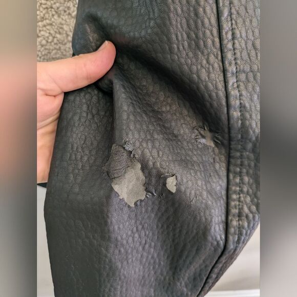 Peter Som Sherpa Leather Jacket Size 6 - Picture 9 of 9